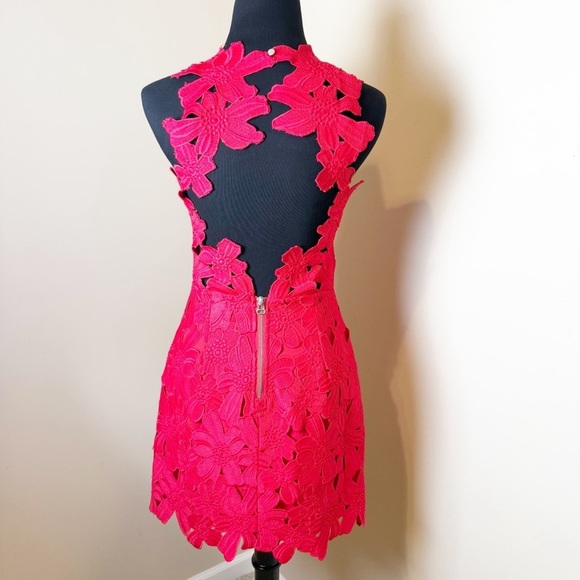 Saylor x Free People Jessa Floral Lace Dress S - Picture 7 of 13